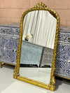 Traditional Style Arch Mirror - Gold