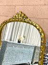 Traditional Style Arch Mirror - Gold