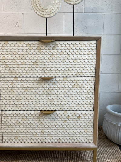 Fish Scale Chest Of 6 Drawers