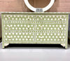 Bone Inlay 6 Chest of Drawers - Sage Green Daisy