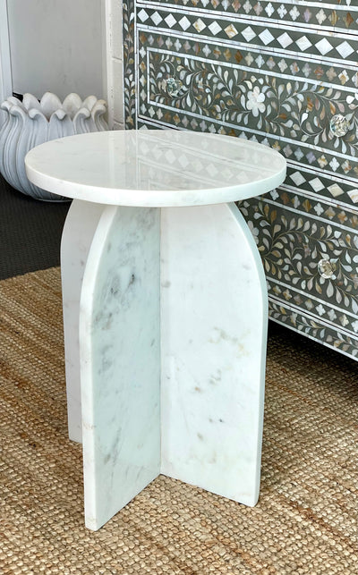 Genuine Marble Side Table