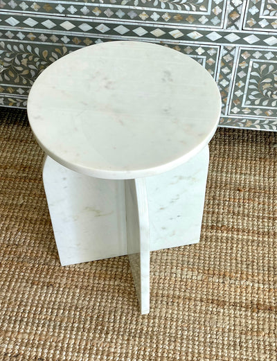 Genuine Marble Side Table