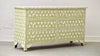 Bone Inlay 6 Chest of Drawers - Sage Green Daisy