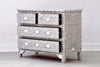 Mother of Pearl 4 Chest of Drawers-  Grey Floral