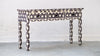 Bone Inlay 3 Drawer Console Table - Black Daisy