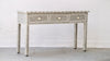 Bone Inlay 3 Drawer Console Table - Grey Wallpaper