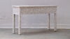 Mother of Pearl 3 Drawer Console -  White Floral