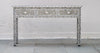 Mother of Pearl 3 Drawer Console - Grey Floral