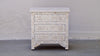 Large Mother Of Pearl Bedside Table - White Floral