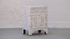 Mother Of Pearl Bedside Table - White Floral