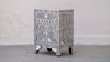 Mother Of Pearl Bedside Table - Grey Floral