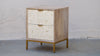 Bone Inlay Bedside Table - Fishscale