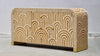 Bone Inlay Boho Curved Sideboard - Almond Arch