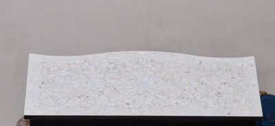 Mother Of Pearl French Style Chest  - White Floral