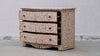 Teakwood Inlay French Chest of 3 Drawers - Floral Pattern