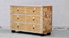 Bone Inlay 3 Drawers French Chest - Almond Floral