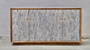 Bone Inlay 4 Doors Sideboard - Dyed Blue Stripe