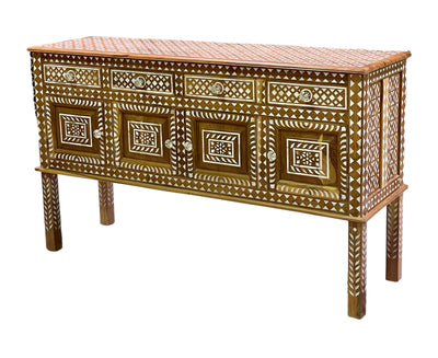 Teak Wood/Mother Of Pearl Sideboard