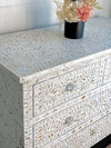 Mother Of Pearl 4 Chest of Drawers - Off White Floral