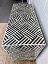 BONE INLAY 3 DRAWERS - BLACK OPTICAL