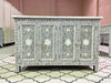 Mother Of Pearl Sideboard - Grey Floral