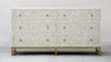 Bone Inlay Sideboard - Grey Geometric