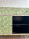 Bone Inlay Cabinet - Sage Green Shell