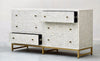 Bone Inlay Sideboard - Grey Geometric