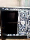 Mother Of Pearl Sideboard - Navy Floral