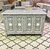 Mother Of Pearl Sideboard - Grey Floral