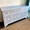 Mother Of Pearl Sideboard - Soft Blue Floral