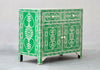 Bone Inlay Cabinet - Green Leaf